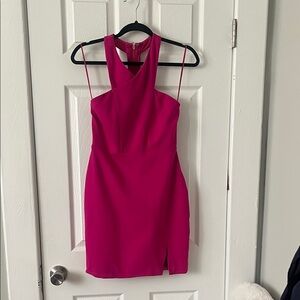 Express Vibrant Pink Mini Dress